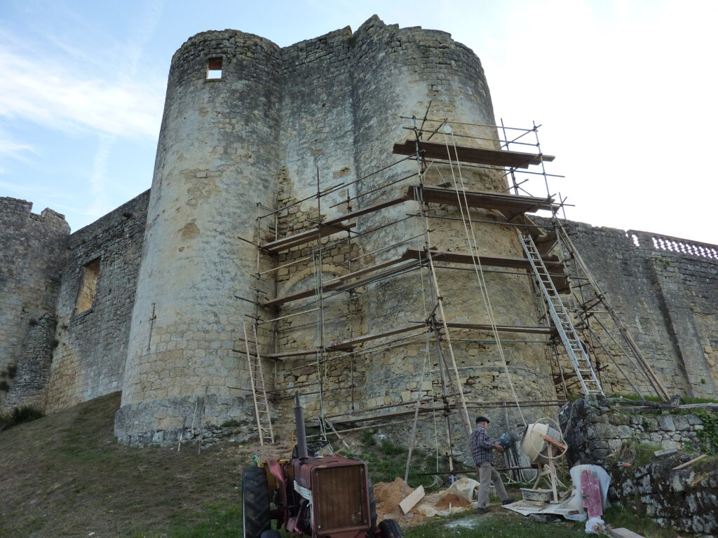Travaux à Benauge (août 2011)
